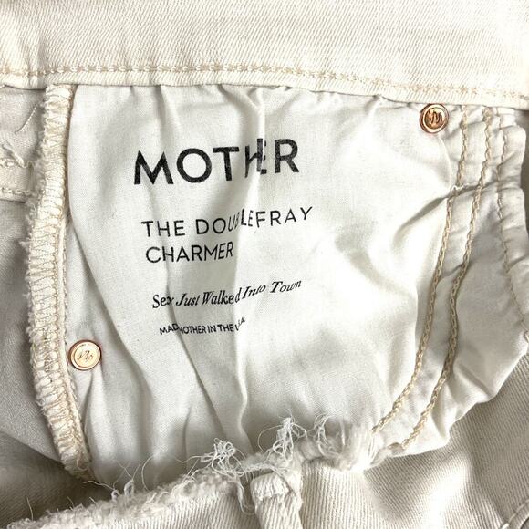 MOTHER The Double Fray Charmer in Sexy Just Walked Into Town Skinny Jeans SZ 27 - Picture 10 of 12
